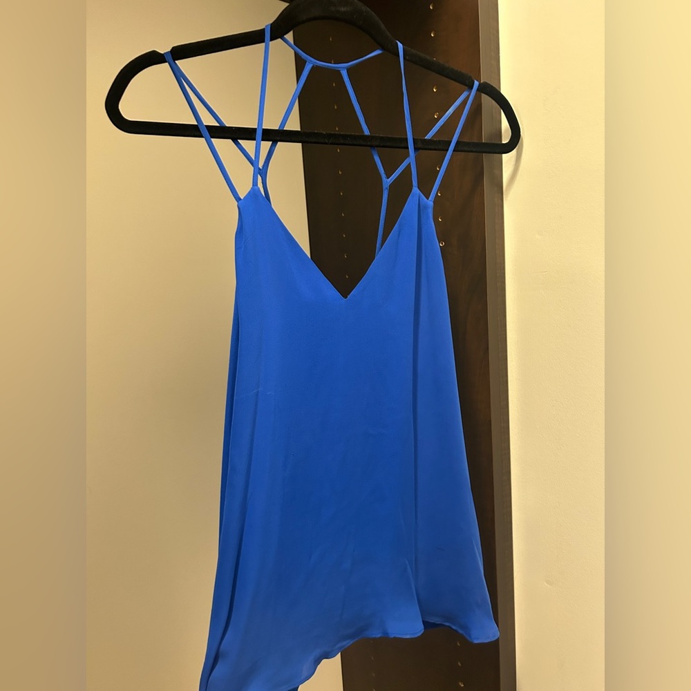 Parker Blue Strappy Tank